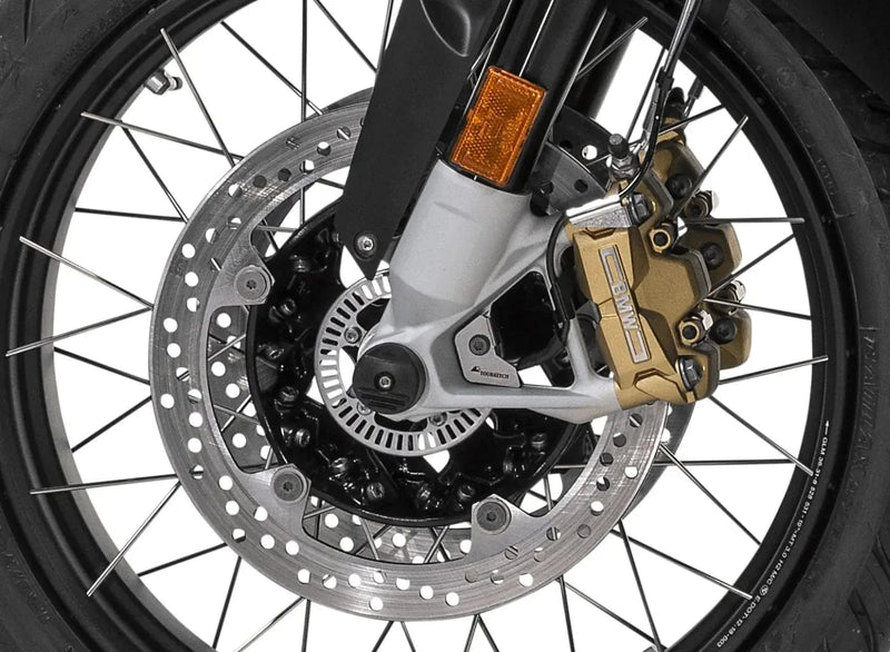 Touratech 01-037-5507-0 Front axle crash bung slider (set) for BMW R1250GS (2022-)/ R1250GS Adventure (2022-) Crossbar Front axle crash bung slider (set) for BMW R1250GS (2022-)/ R1250GS Adventure (2022-)