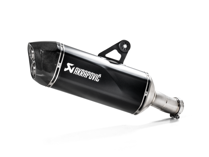 AKRAPOVIC schwarzer Slip-on Schalldämpfer für die BMW R1250GS und Adventure