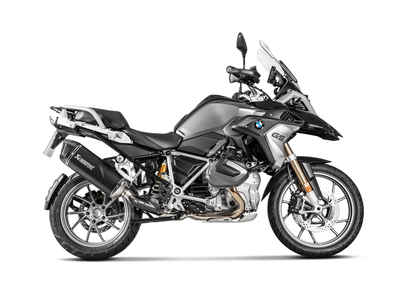 AKRAPOVIC schwarzer Slip-on Schalldämpfer für die BMW R1250GS und Adventure