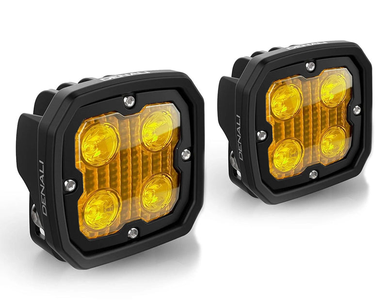 Denali 2xDNL.D4.050+DNL.D4.10100 Denali D4 Led Light Pods met DataDim technologie voor BMW Mistlampen