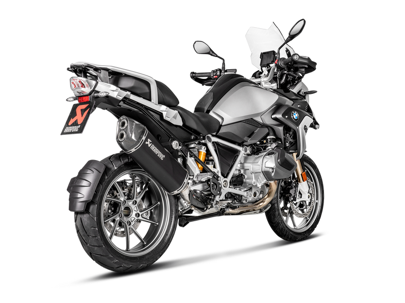 AKRAPOVIC schwarzer Slip-on Schalldämpfer für die BMW R1250GS und Adventure