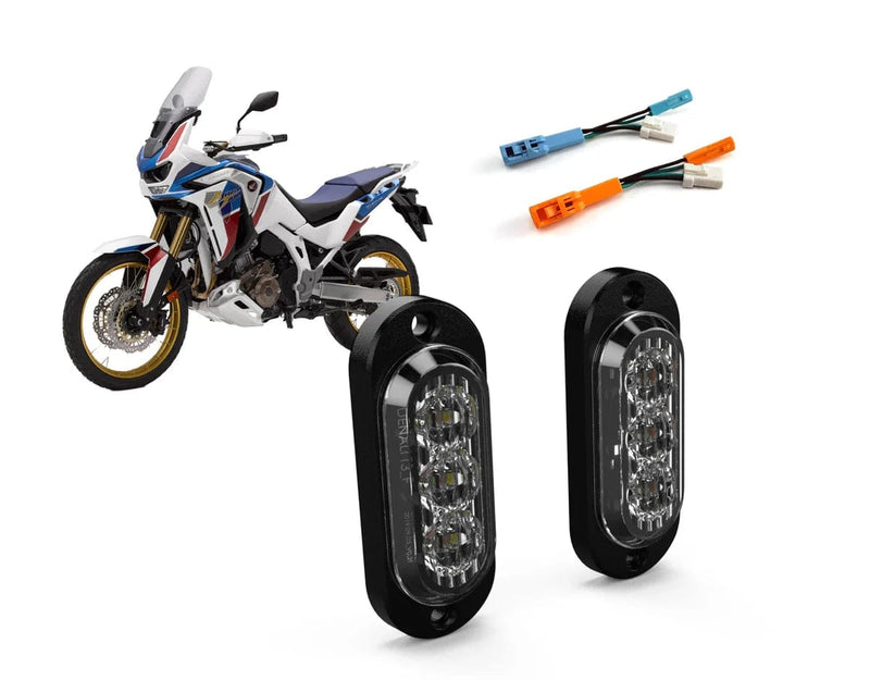 Denali LAH.01.10800 Denali T3 Plug and Play kit voorkant voor de Honda CRF 1100 Knipperlichten Denali T3 Plug and Play kit voorkant voor de Honda CRF 1100