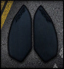 Blue Rider skcarbons100rr Rubbatech knie tankpad met opdruk voor de BMW S 1000 RR 2009-2019