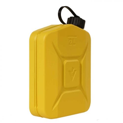 Touratech Touratech Voyager Zega Evo 2 liter jerrycan van staal met houder Jerrycan