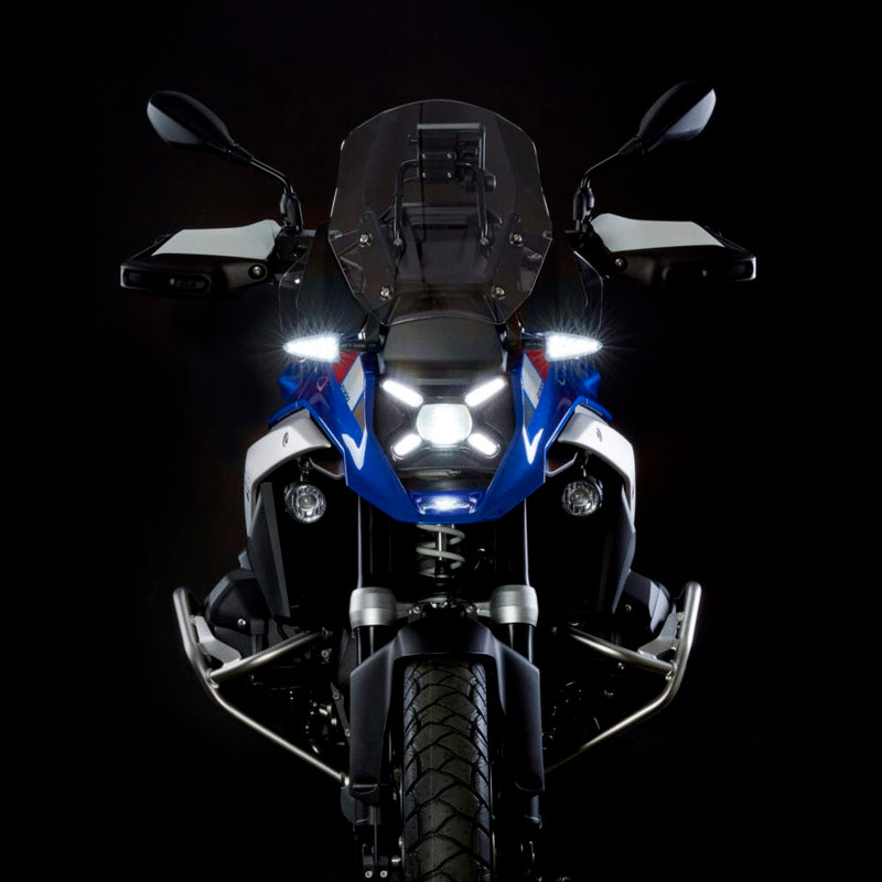 Weiser Weiser Extreme Evo knipperlichten voorkant R1250 en R1300 GS GSA Knipperlichten Weiser Extreme Evo knipperlichten voorkant R1250 en R1300 GS GSA
